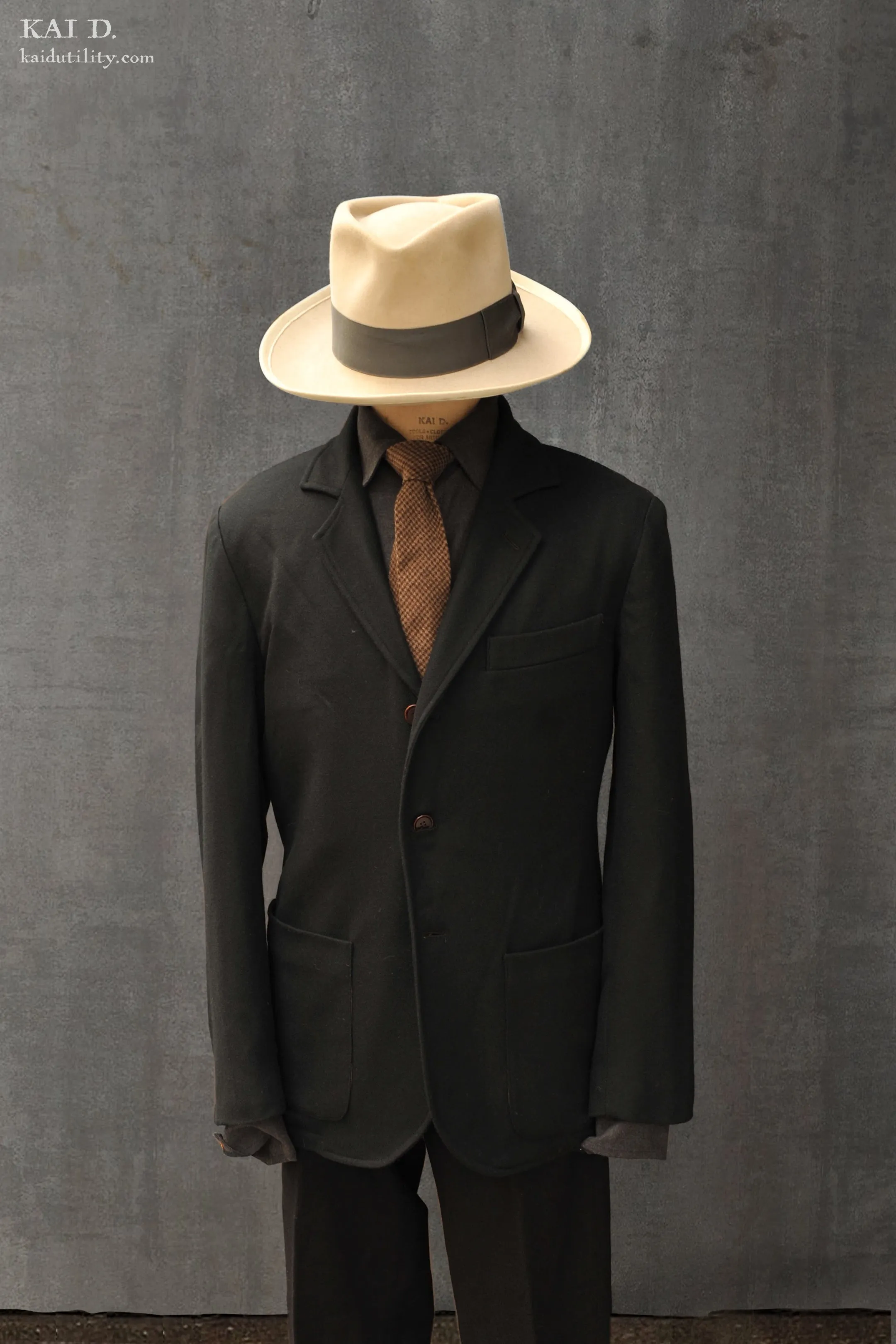 Shoemaker's Jacket - Wool Cashmere herringbone - S, M, L, XL