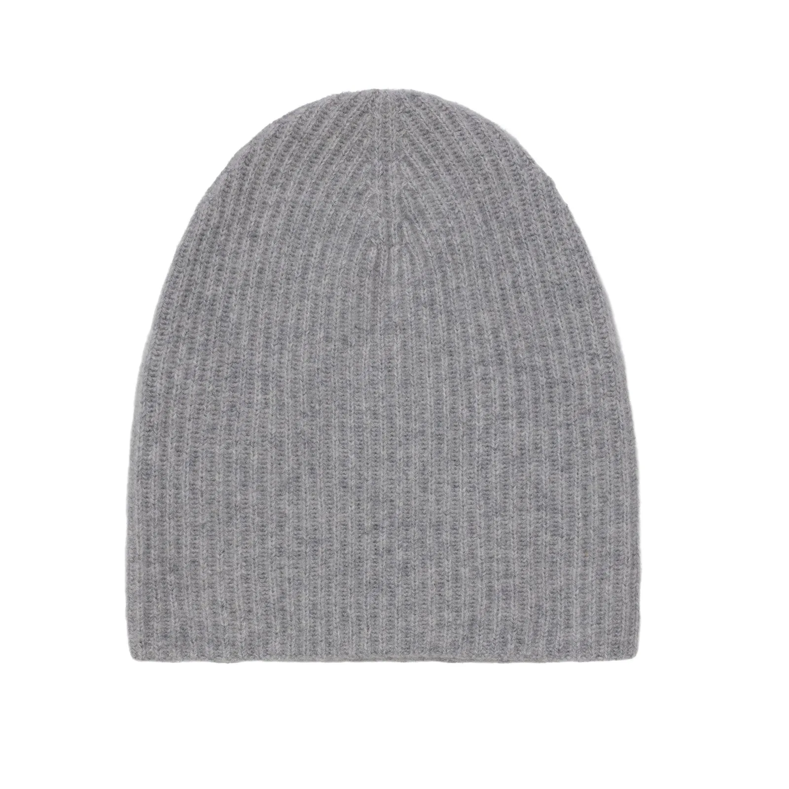 Signature Ribbed Cashmere Beanie