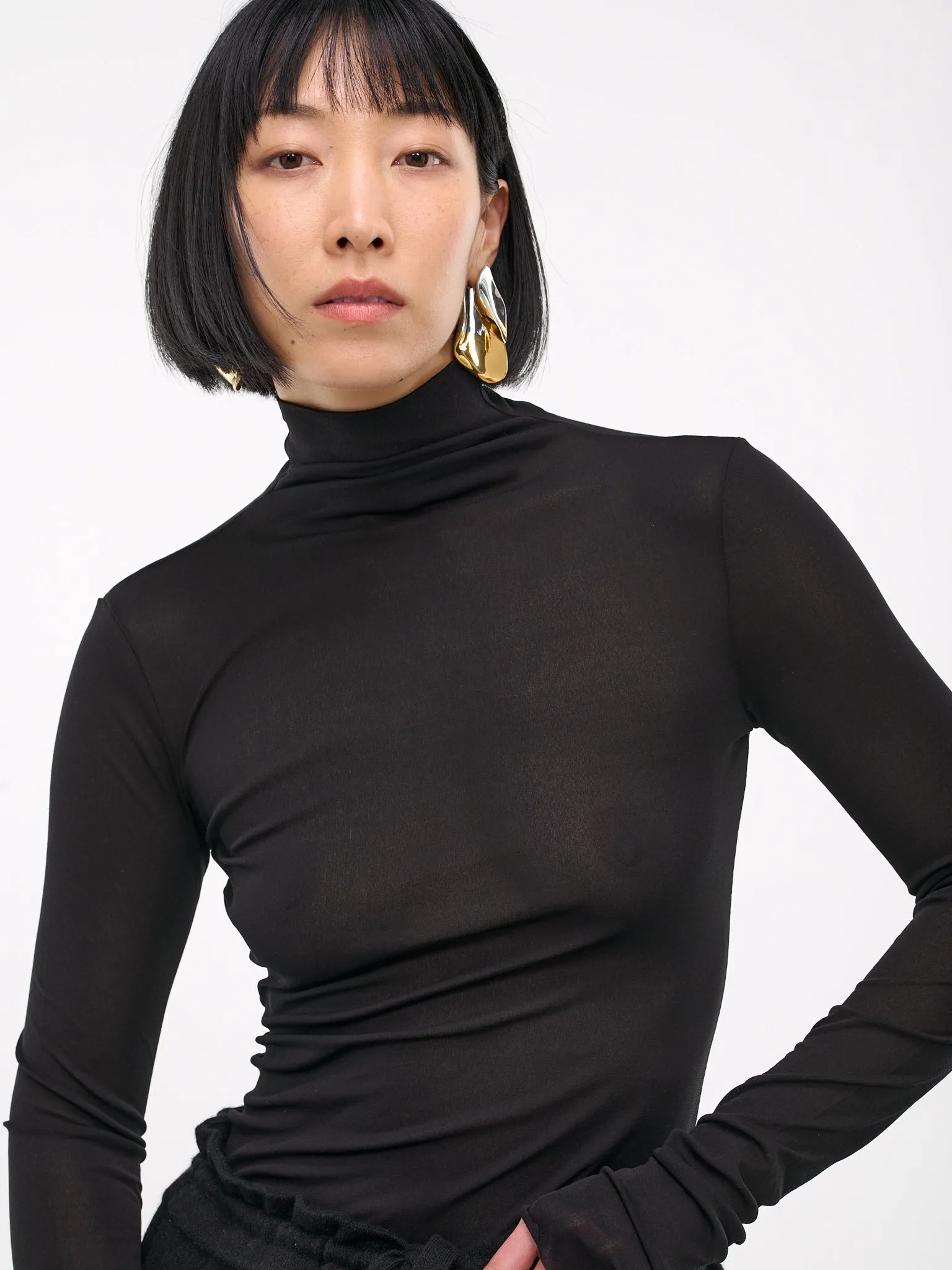 Silk Turtleneck (J03NH0021-J20152-BLACK)