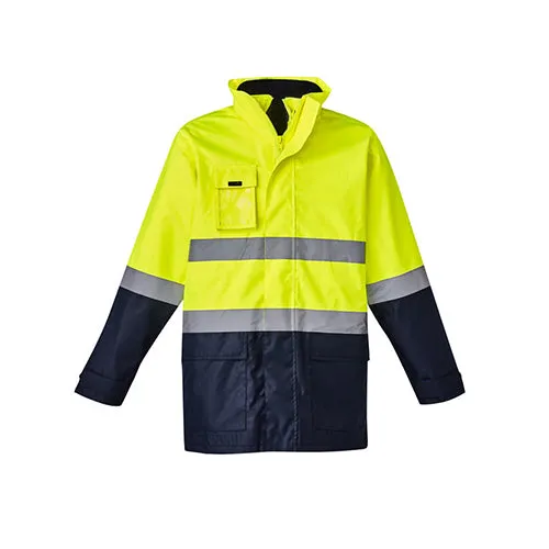 Syzmik Workwear | Mens Hi Vis Basic 4 in 1 Waterproof Jacket | ZJ220