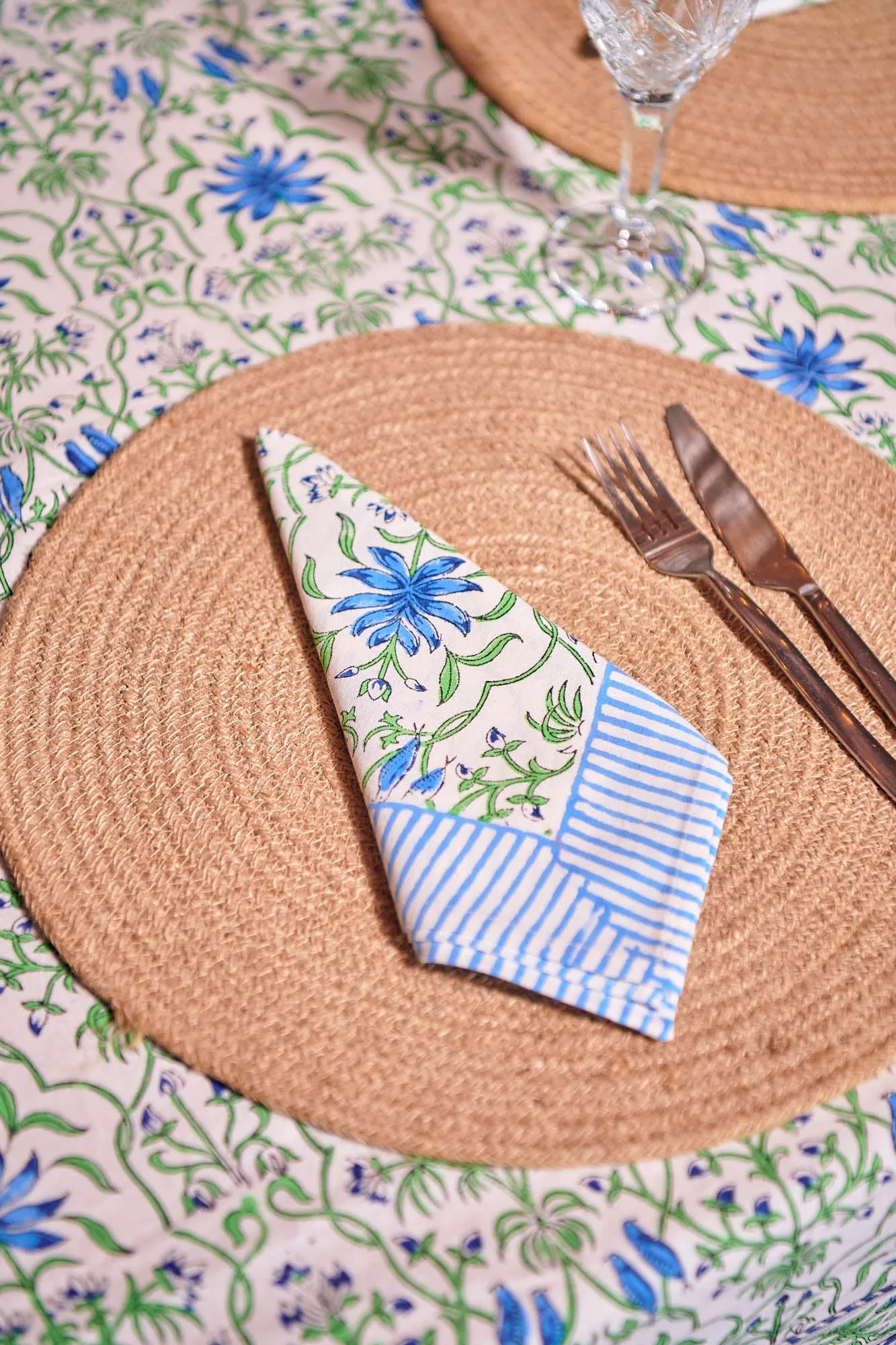 Tablecloth & Napkin Set Wild Lattice