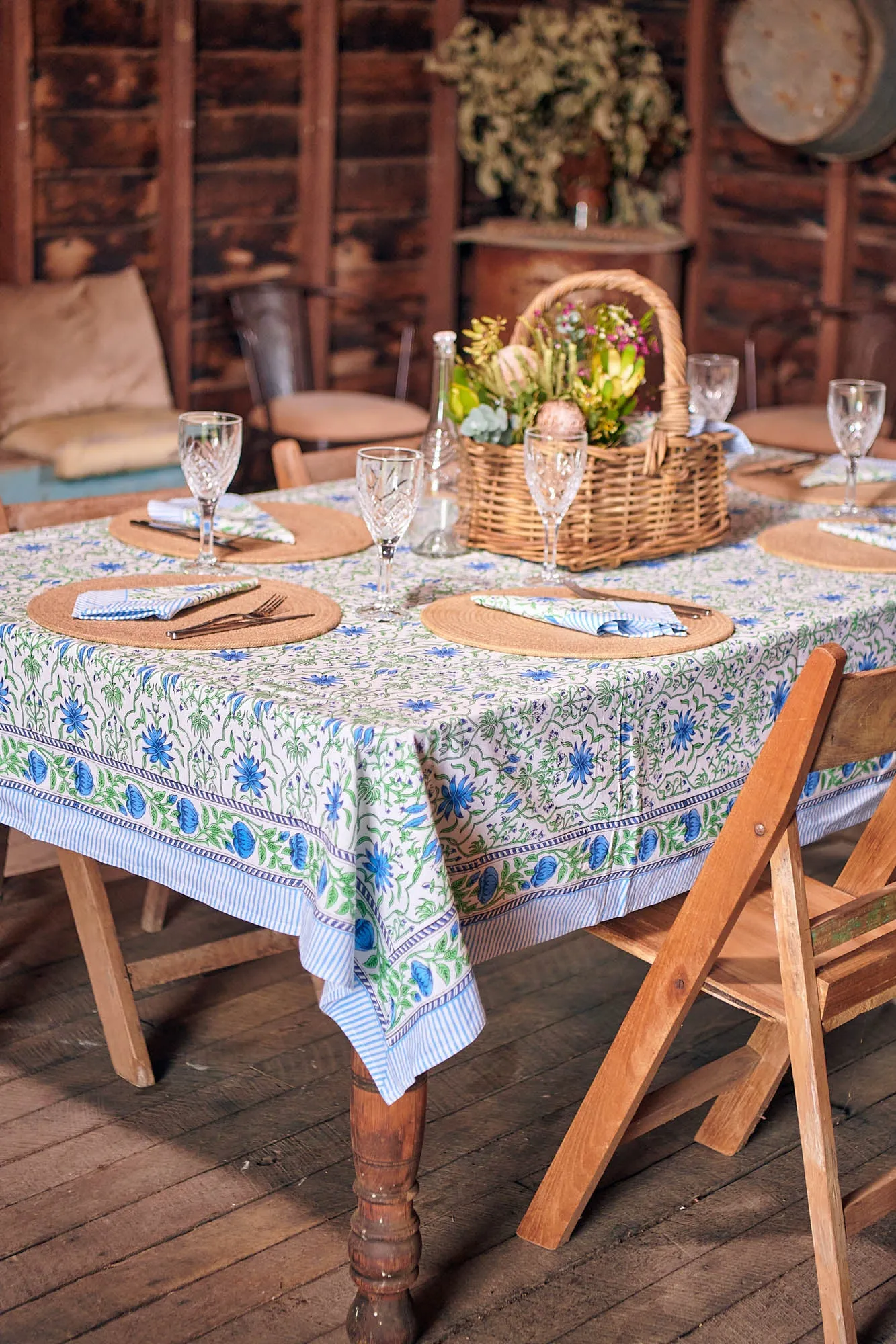 Tablecloth & Napkin Set Wild Lattice