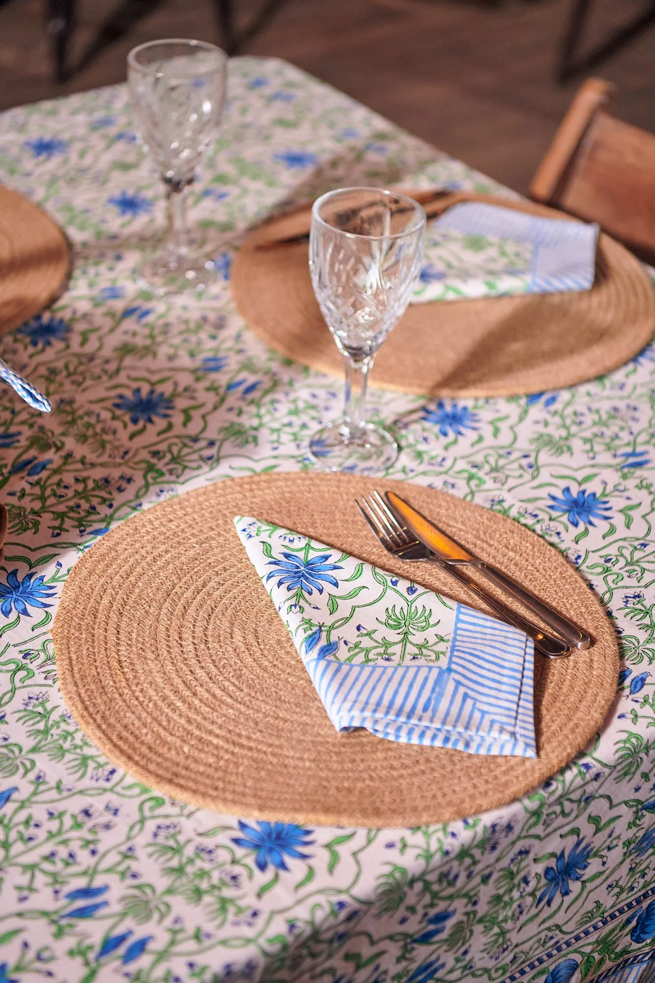 Tablecloth & Napkin Set Wild Lattice