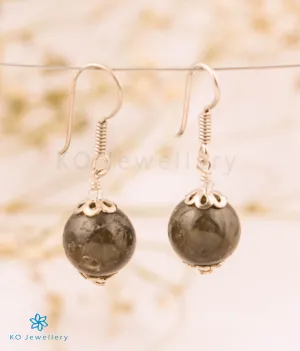 The Epidote Silver Gemstone Earring