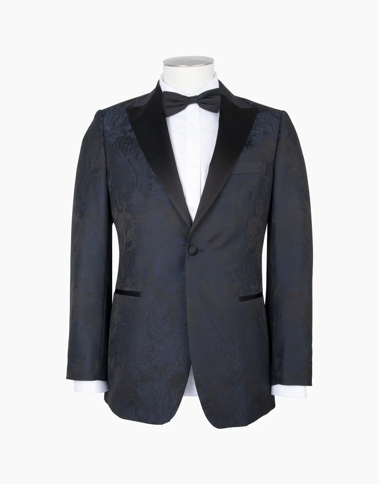 Trace Black & Blue Floral Dinner Jacket