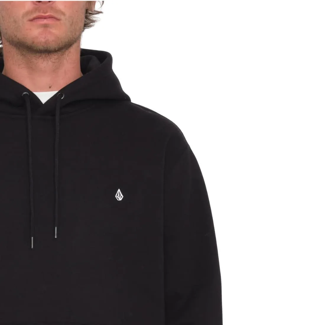 Volcom Single Stone Pullover Hood - Black FA24