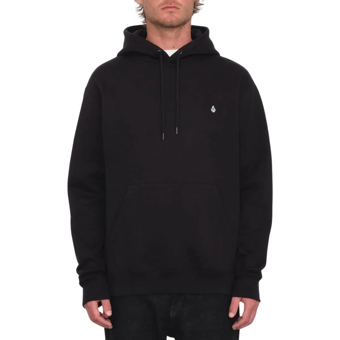 Volcom Single Stone Pullover Hood - Black FA24