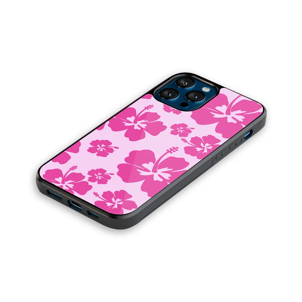 Wildflower Pink Phone Cover | Glass Case