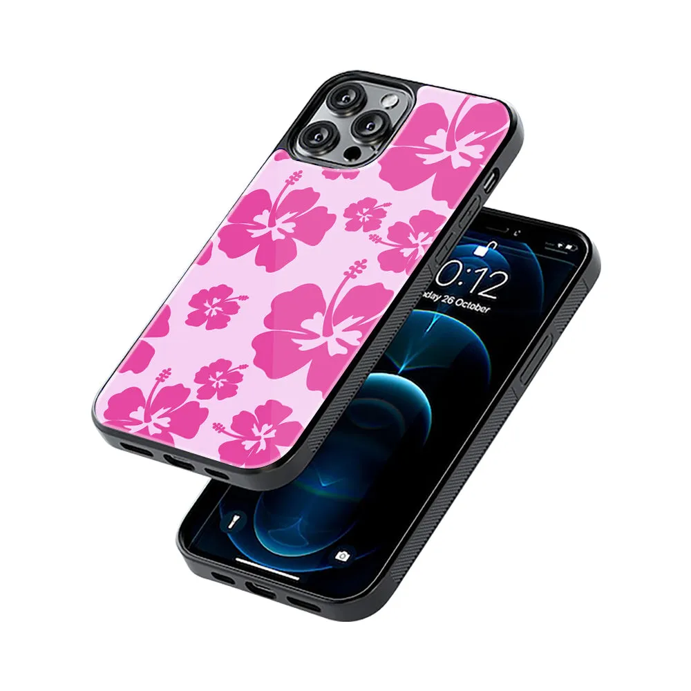 Wildflower Pink Phone Cover | Glass Case