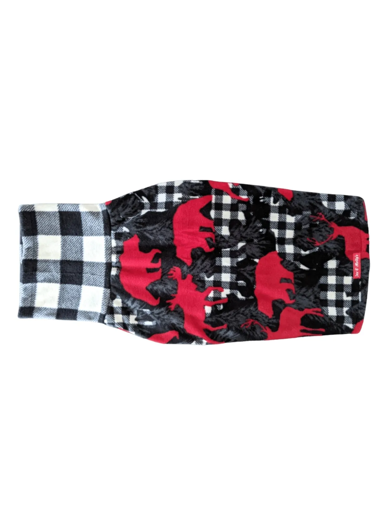 Wildlife & Buffalo Plaid Dog Sweater