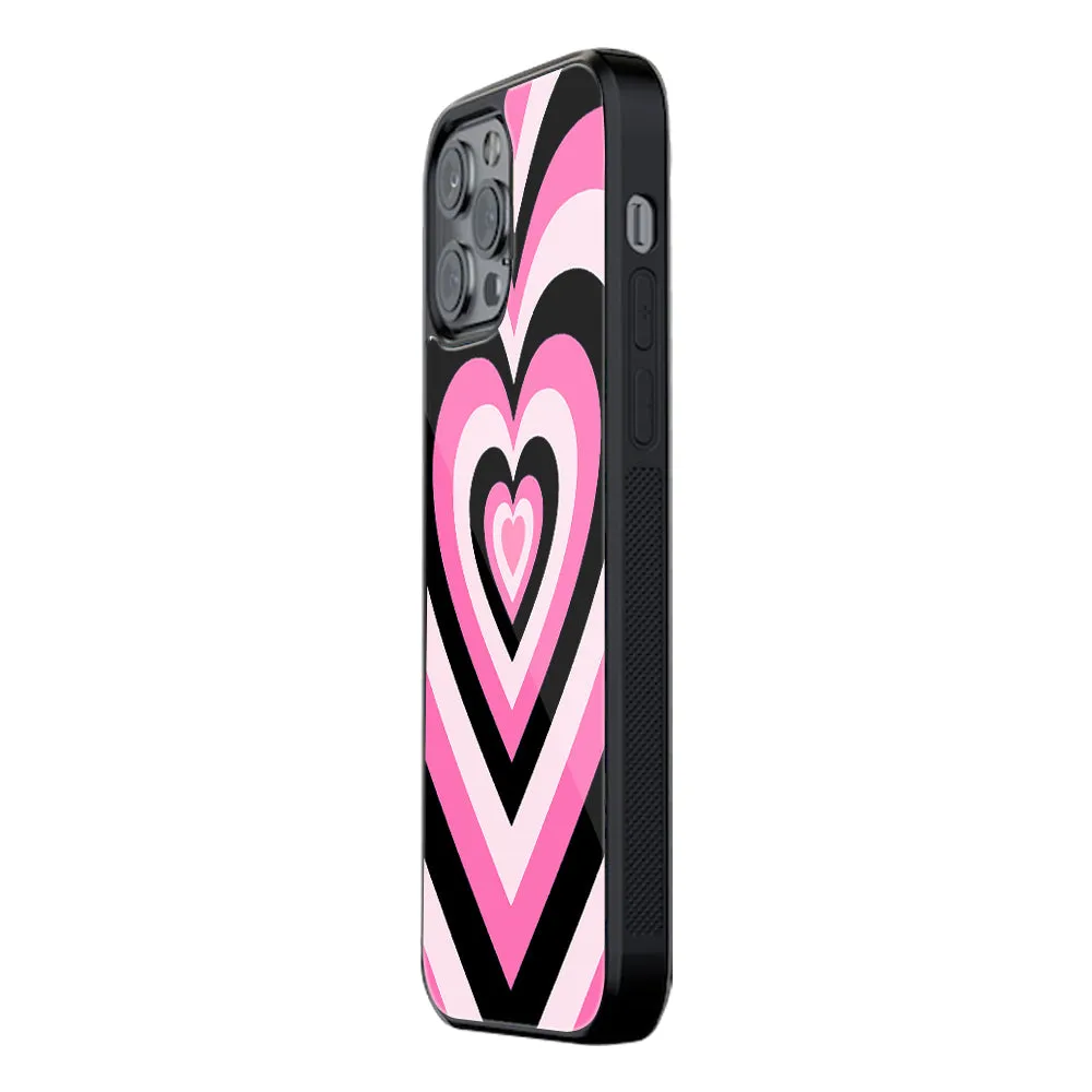 Y2K Bubblegum Hearts Phone Cover | Glass Case