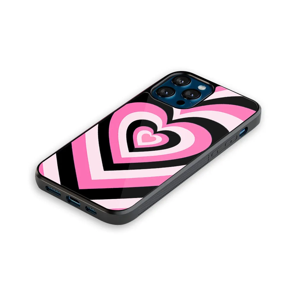 Y2K Bubblegum Hearts Phone Cover | Glass Case