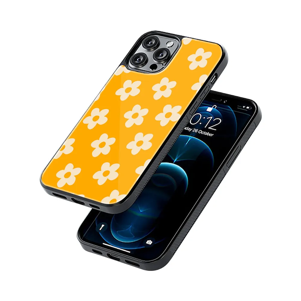 Yellow Flowers Phone Cover | Glass Case