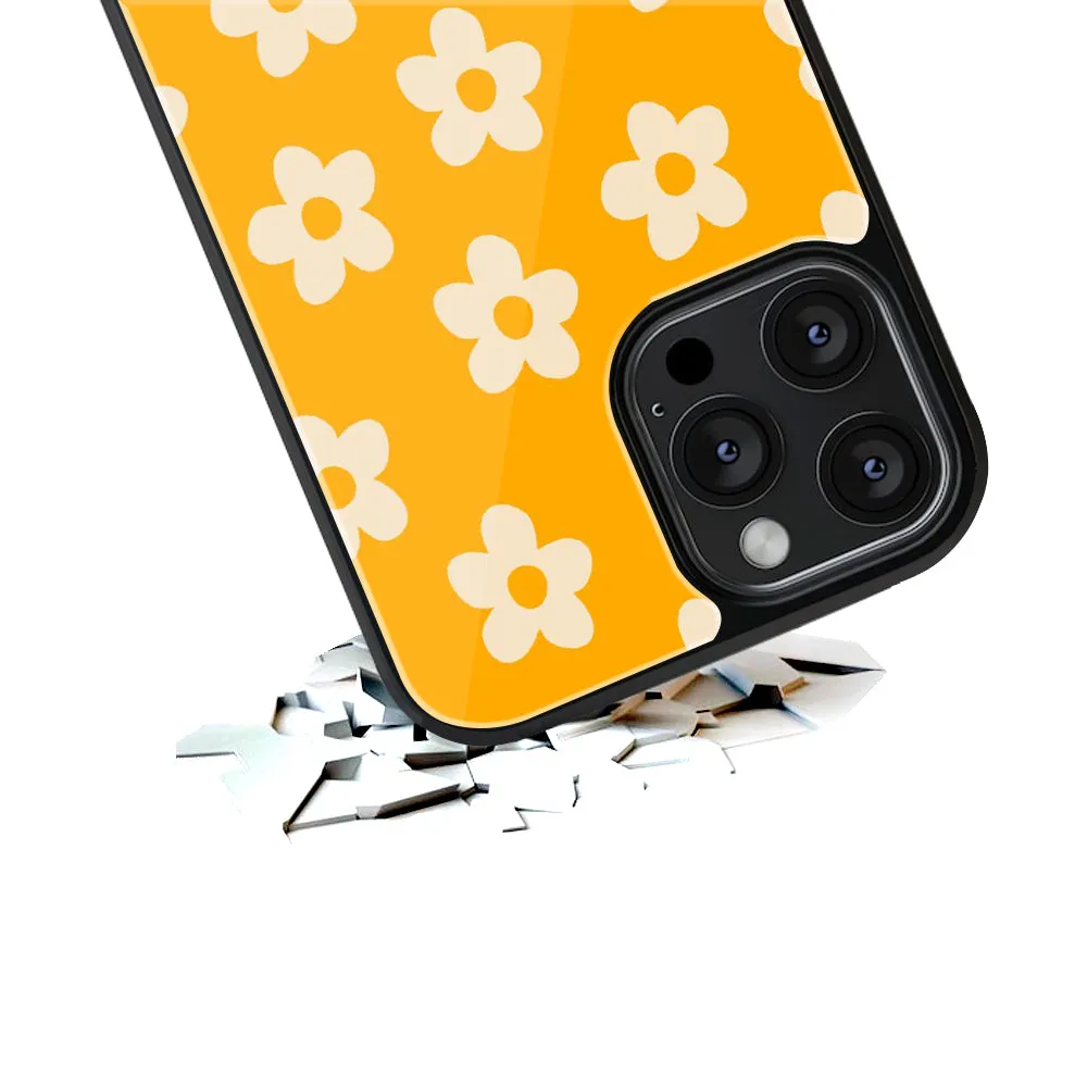 Yellow Flowers Phone Cover | Glass Case