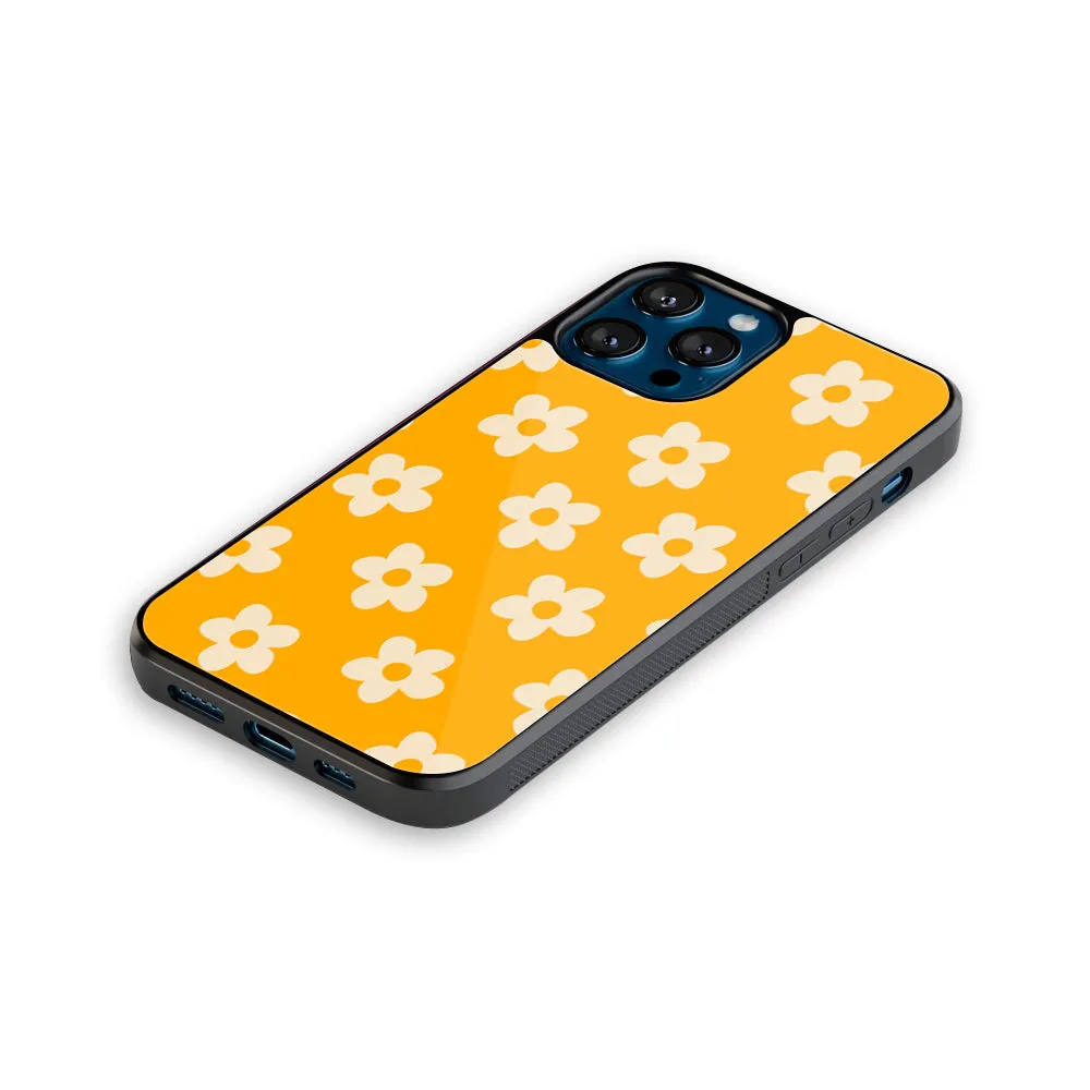 Yellow Flowers Phone Cover | Glass Case